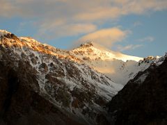 45 Sunrise On Hill Close Up West Of Sughet Jangal K2 North Face China Base Camp